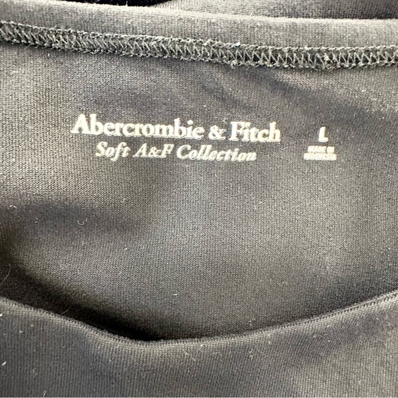 Abercrombie & Fitch Black Long Sleeve Bodysuit sz L - Picture 3 of 3